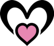Maddy heart logo pink sml